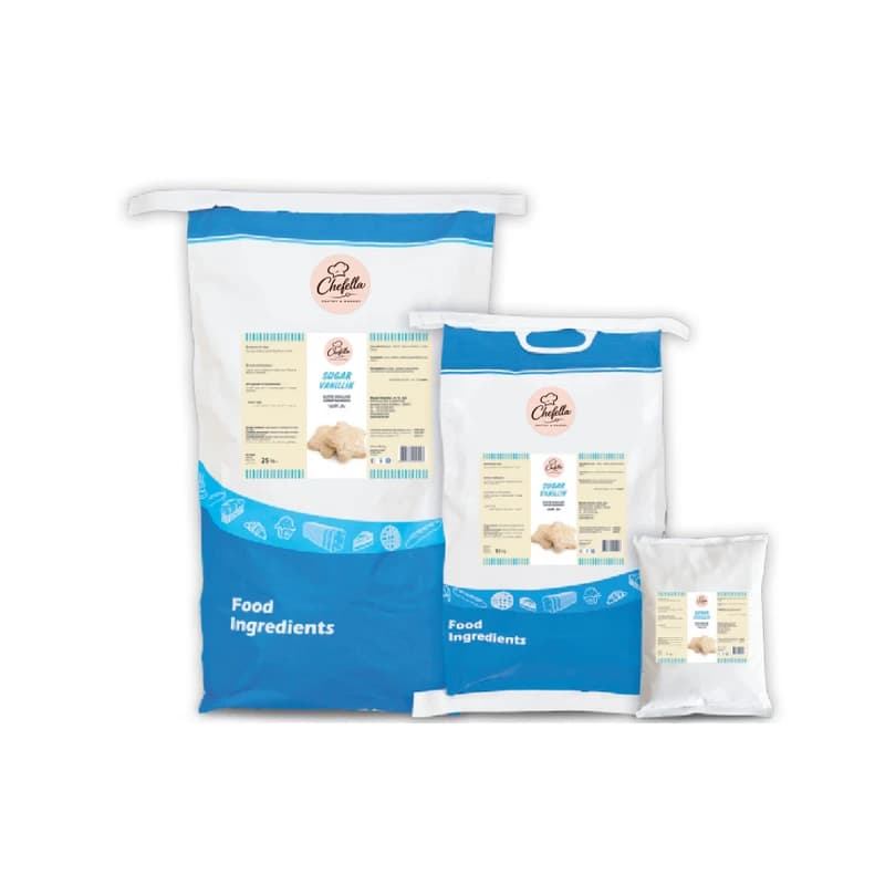 Şekerli Vanilin ürününün ambalajı